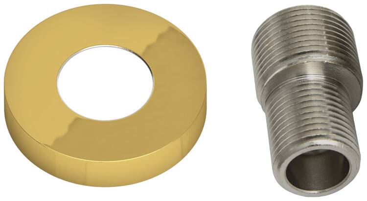 Отражатель Сунержа TUBE с эксцентриком нержавеющая сталь золото 0315070000