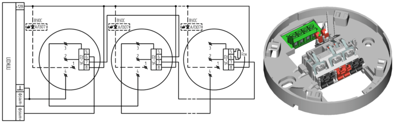 Датчик дыма Рубеж ИП 212-141