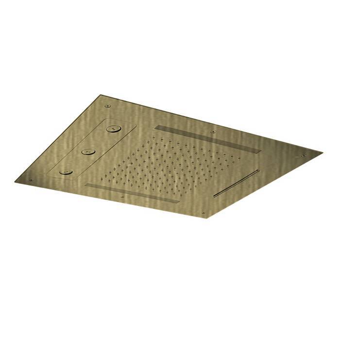 Верхний душ Almar Chromotherapy 630x480 мм High Brass Brushed PVD E044190HB