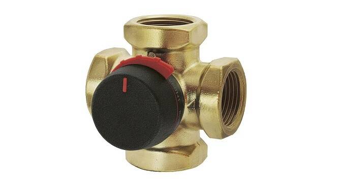 Клапан смесительный 4-ходовой Barberi 3/4 ВВ Kvs 6.3 EMV043434