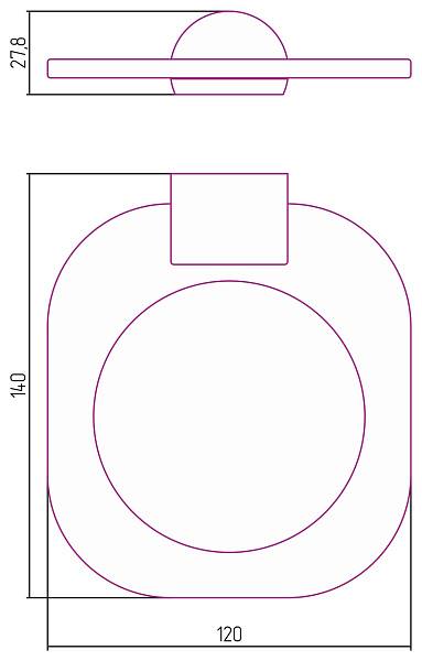 Мыльница Сунержа 120x140x28 мм золото 03-3011-0000