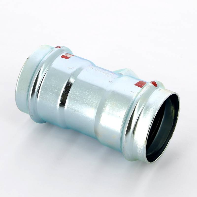 Тройник пресс-ВР оцинкованная сталь Viega Prestabo 54х3/4х54 мм 558987