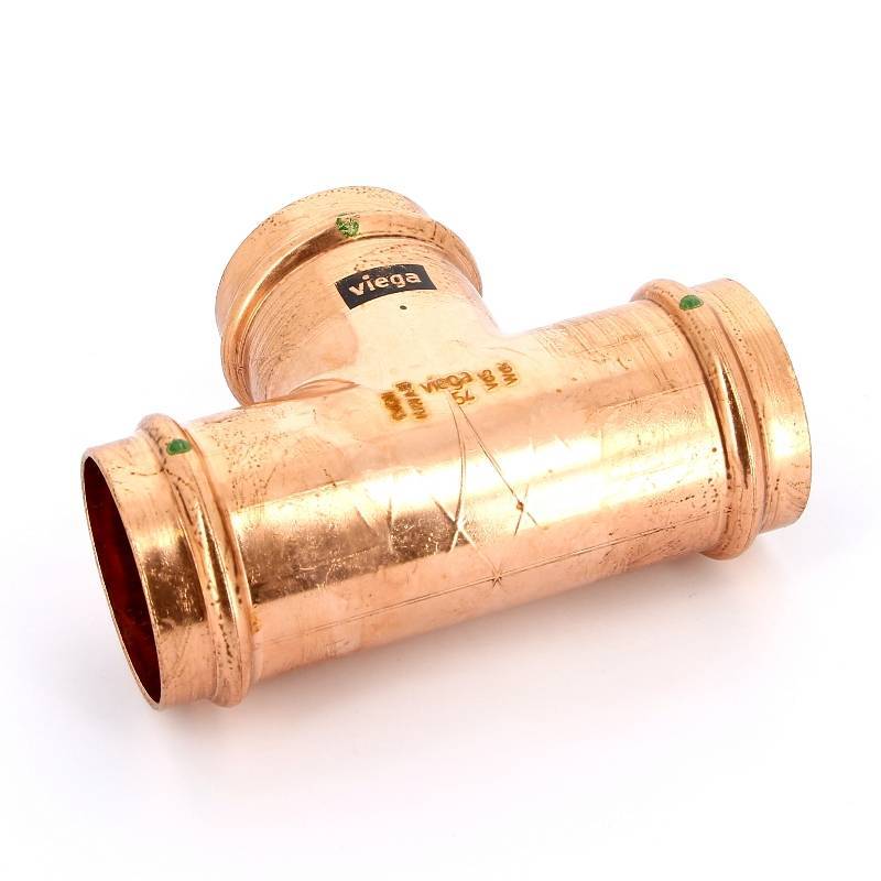 Тройник пресс медный Viega Profipress 54 мм 292003