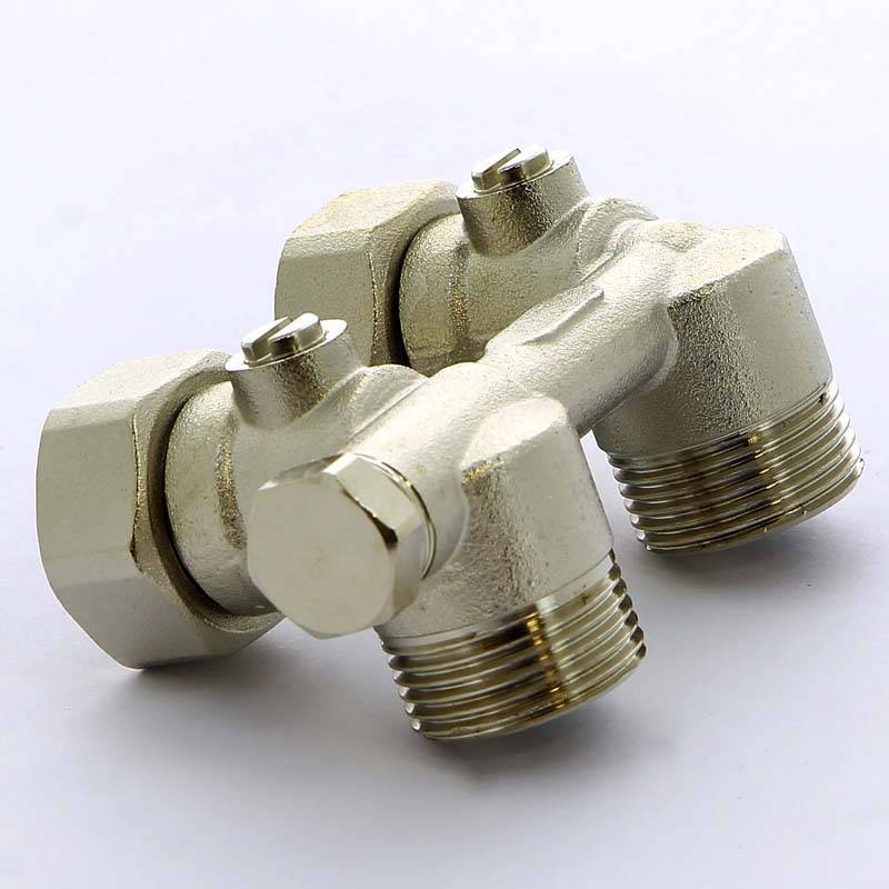 Узел радиаторный угловой с байпасом TIEMME 3/4х3/4х18 3390011