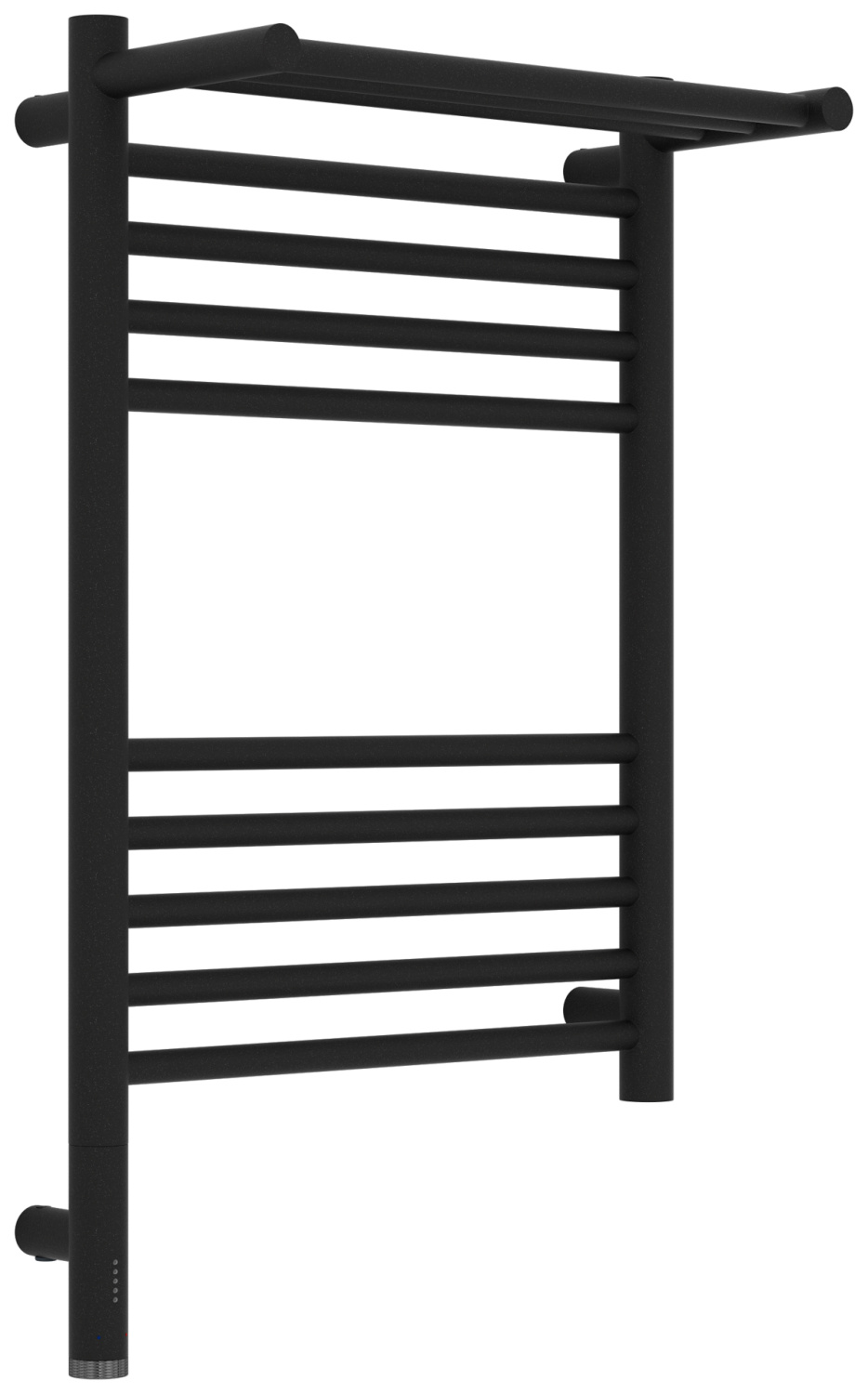 Полотенцесушитель электрический Сунержа Богема 3.1 с 1 полкой 400x600 мм левый титан муар матовый 15-6006-6040