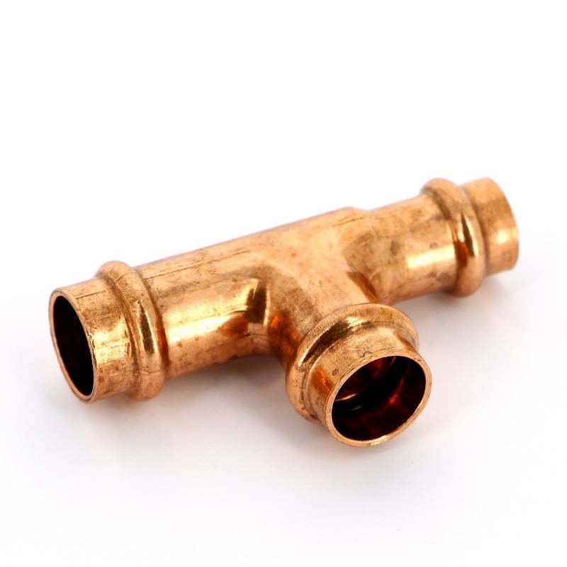 Тройник пресс IBP 18х18х15 мм медь P5130 01818015