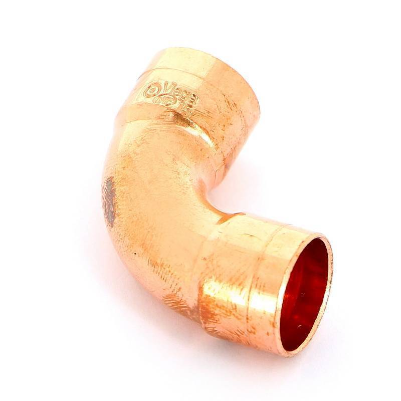 Отвод двухраструбный Viega 95002A под пайку 15 мм 90° 100018