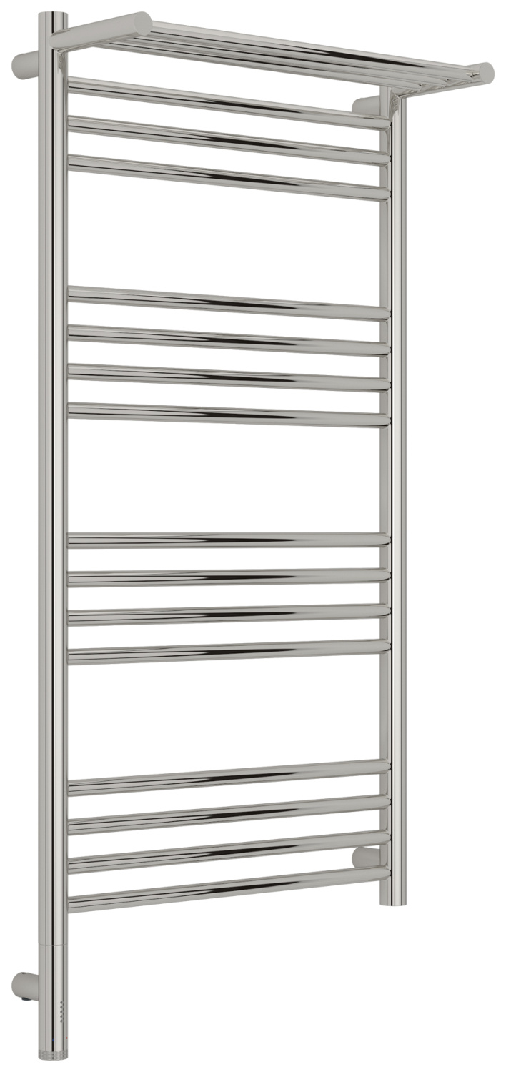 Полотенцесушитель электрический Сунержа Богема 3.1 с 1 полкой 50х100 см левый без покрытия 00-6006-1050