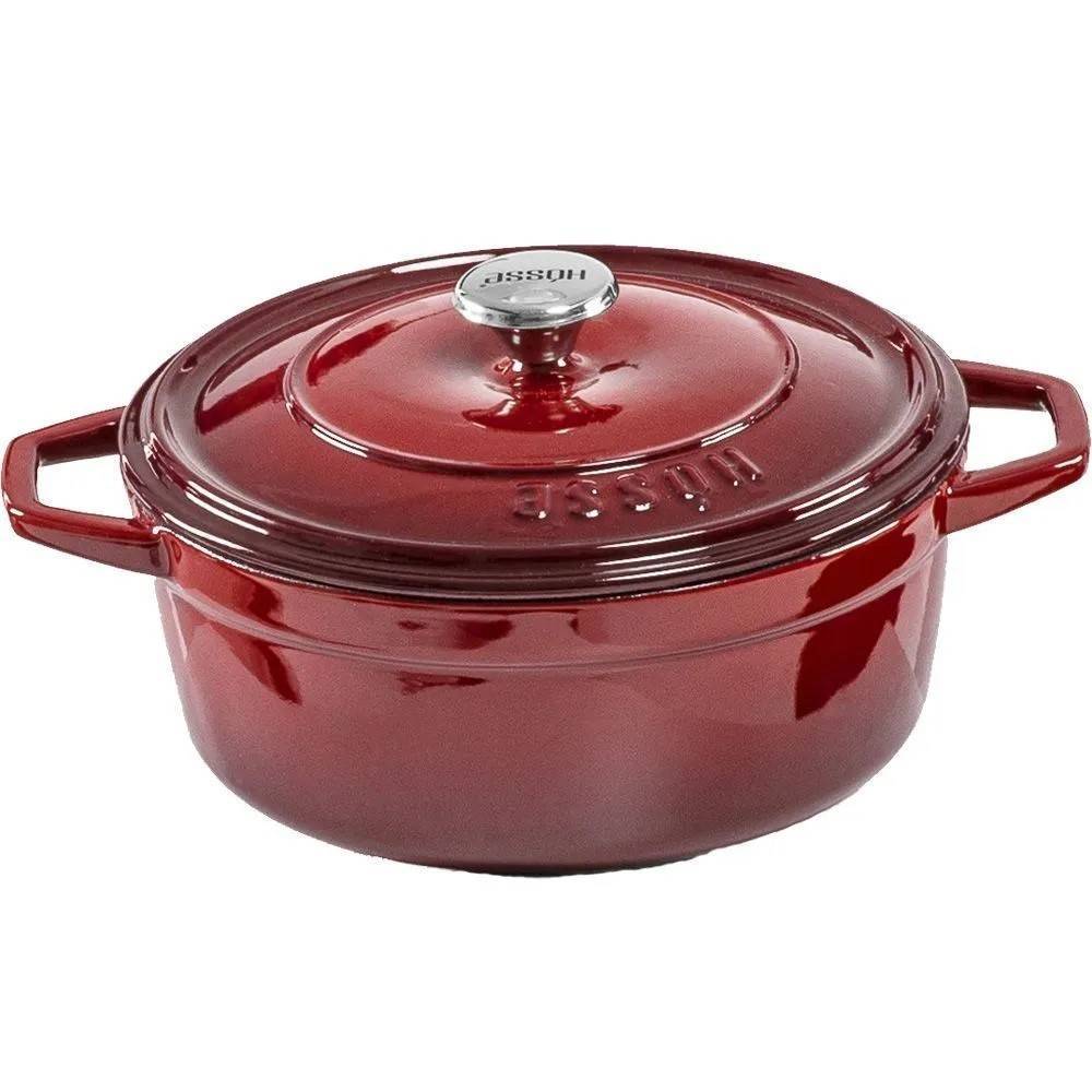 Кастрюля глубокая Hascevher Y DT 20 см Red A905520