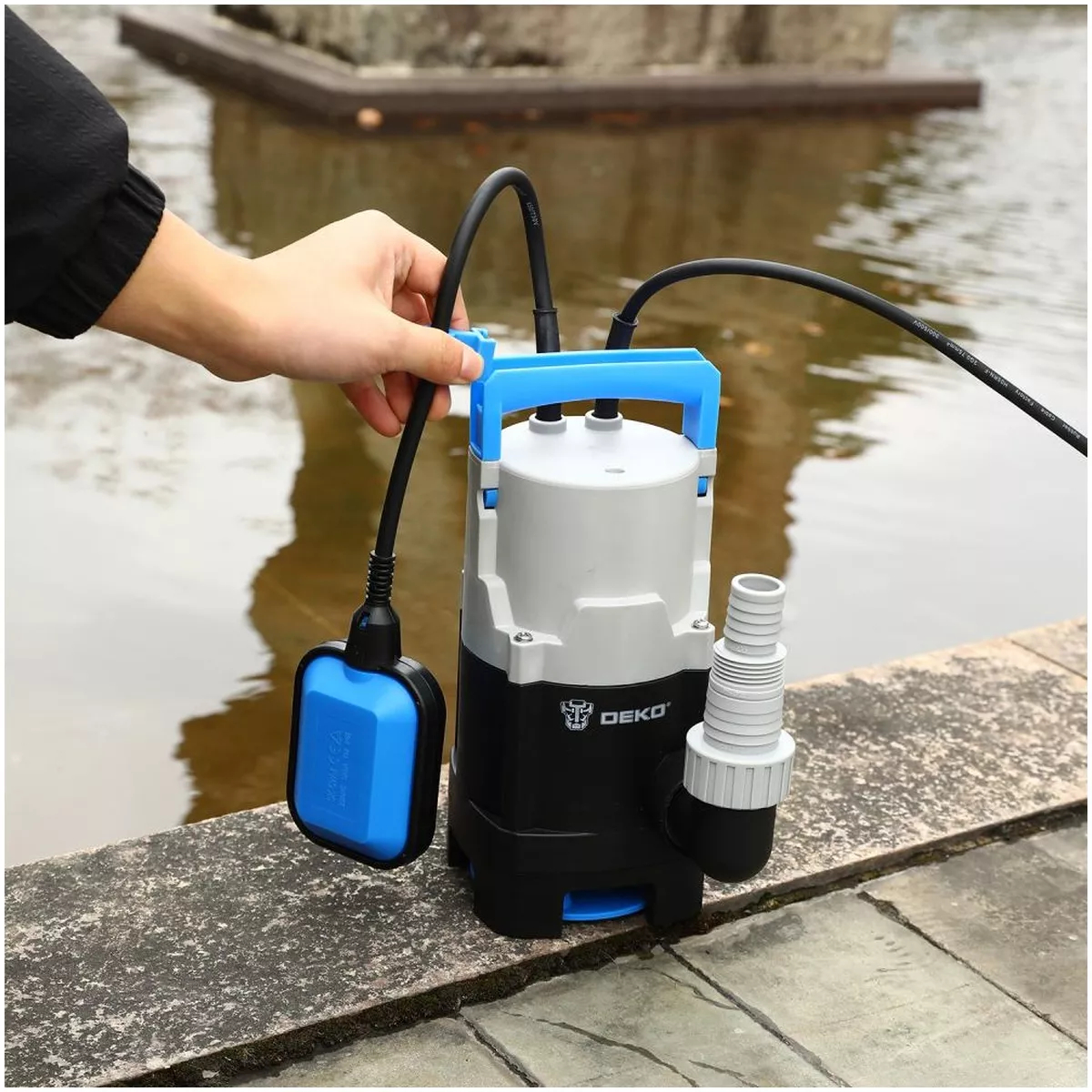 Насос дренажный DEKO DWP-400P 400 Вт