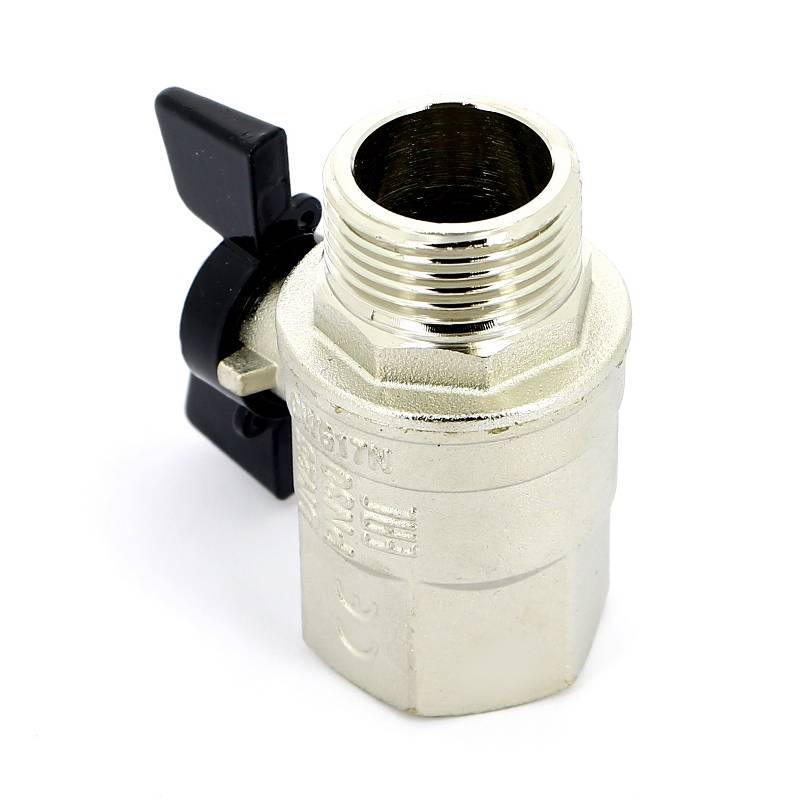 Кран шаровой Bugatti New Jersey 1 НР-ВР бабочка 09170006