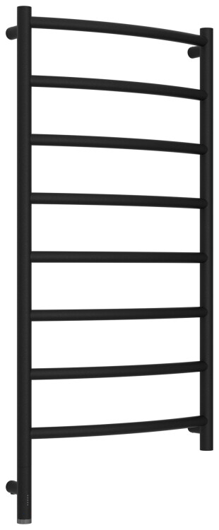 Полотенцесушитель электрический Сунержа Галант 3.1 1123x532 мм МЭМ нижнее слева тёмный титан муар 1560001050