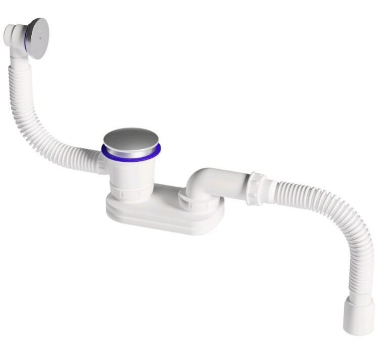 Слив-перелив для ванны Salini хром 23101H