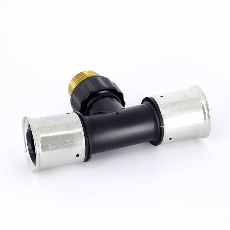 Тройник пресс с наружной резьбой HENCO PVDF 40х1х40 14PK-400640