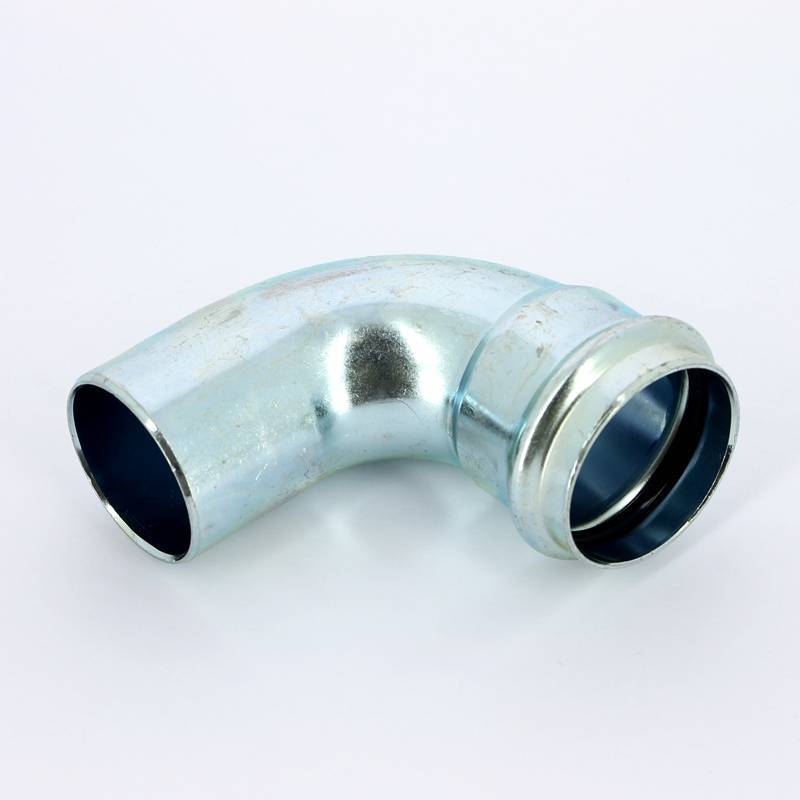 Угол-вставка 90° пресс Viega Prestabo оцинкованная сталь 35 мм 558239