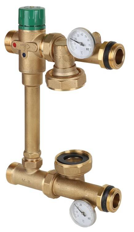 Насосно-смесительный узел для теплого пола MVI Premium 1 без насоса MU.501.06