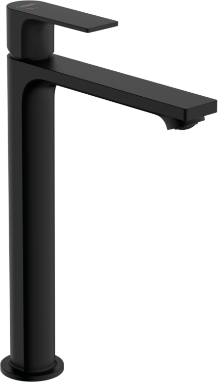 Смеситель для раковины Hansgrohe Rebris E 110 CoolStart черный матовый 72581670