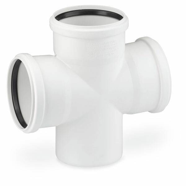 Крестовина одноплоскостная REHAU RAUPIANO Plus 90/90/87° Max Flow 11237141001