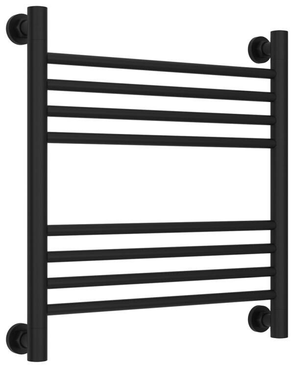 Полотенцесушитель водяной Сунержа Богема прямая 500x500 мм чёрный матовый 3102205050