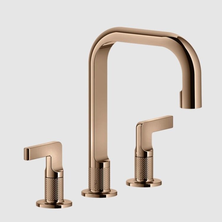Смеситель для раковины Gessi Inciso Copper PVD 58013030