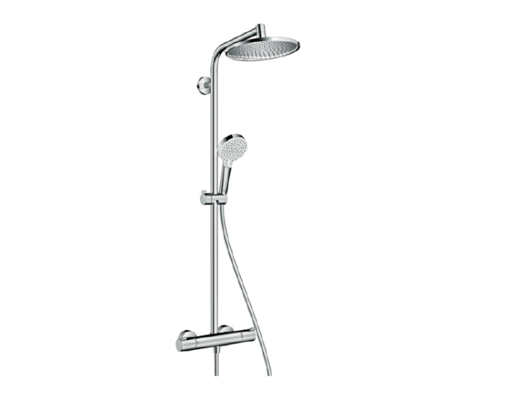 Душевая стойка с термостатом Hansgrohe Crometta S 240 1jet хром 27268000