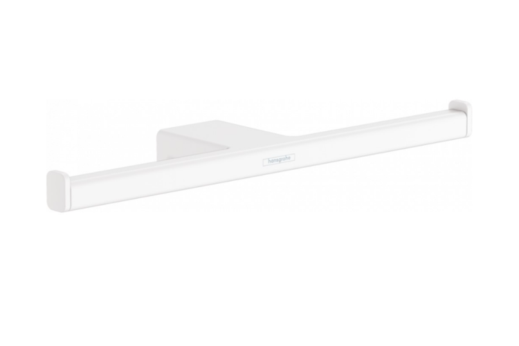 Держатель для туалетной бумаги Hansgrohe AddStoris двойной белый матовый 41748700
