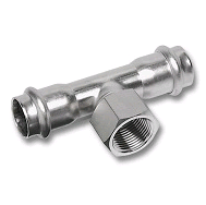 Тройник Sanha NiroPress 316L 88,9х3/4х88,9 мм пресс-ВР 69130G8934893