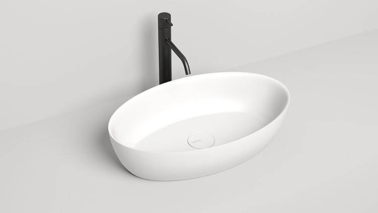 Раковина Salini ALDA 01 580x350x150 мм белая глянцевая 110611G