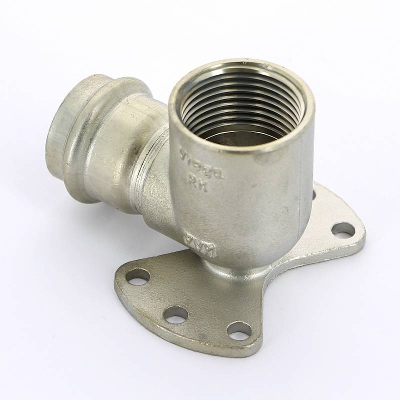 Водорозетка пресс Viega Sanpress Inox из нержавеющей стали 22х1 ВР 437282