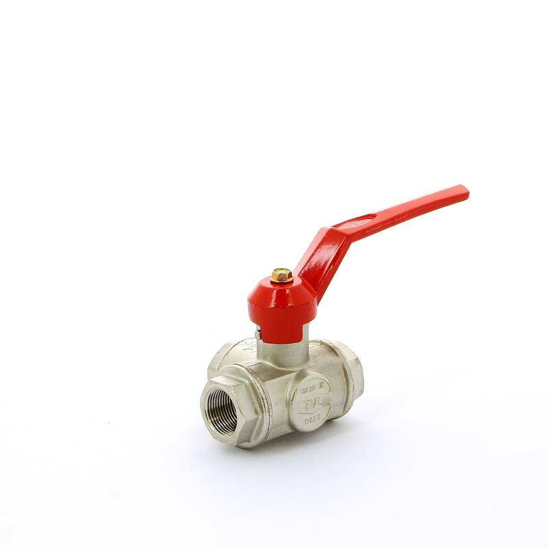 Кран шаровой трехходовой ITAP 128 T-порт рычаг 3/4 ВВ 1280034T