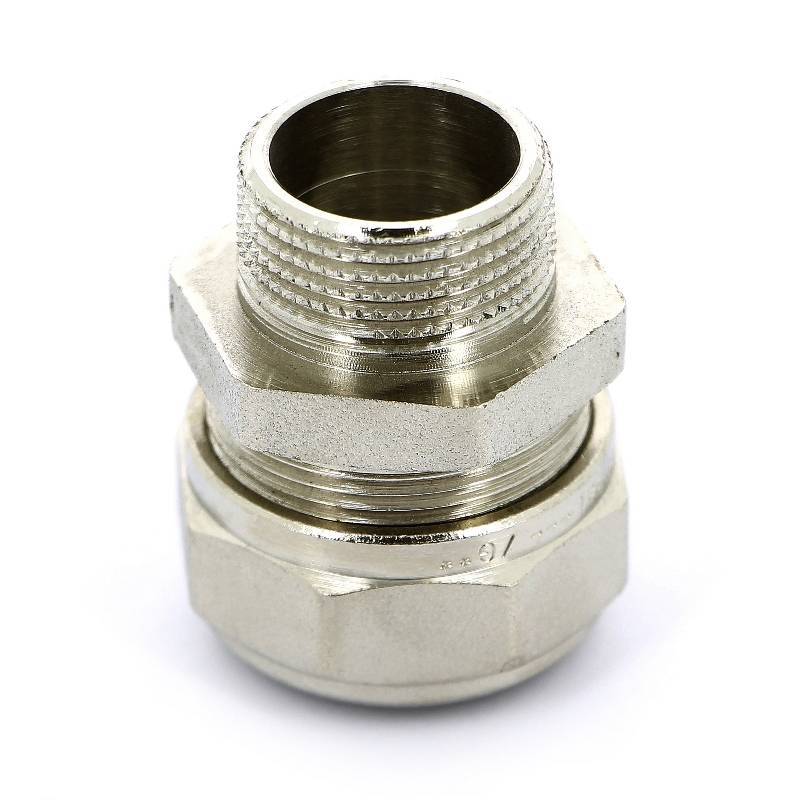 Муфта обжимная Tiemme никелированная 26х3/4 НР 1600010