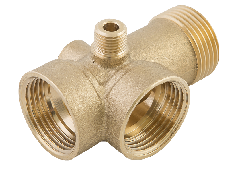 Штуцер 5-ти выводной ДЖИЛЕКС R5V латунный 2602