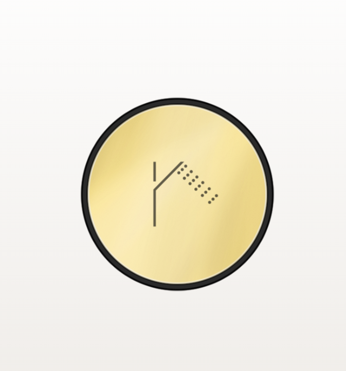 Кнопка Gessi HI-FI Comfort цвет Gold PVD SP04259246