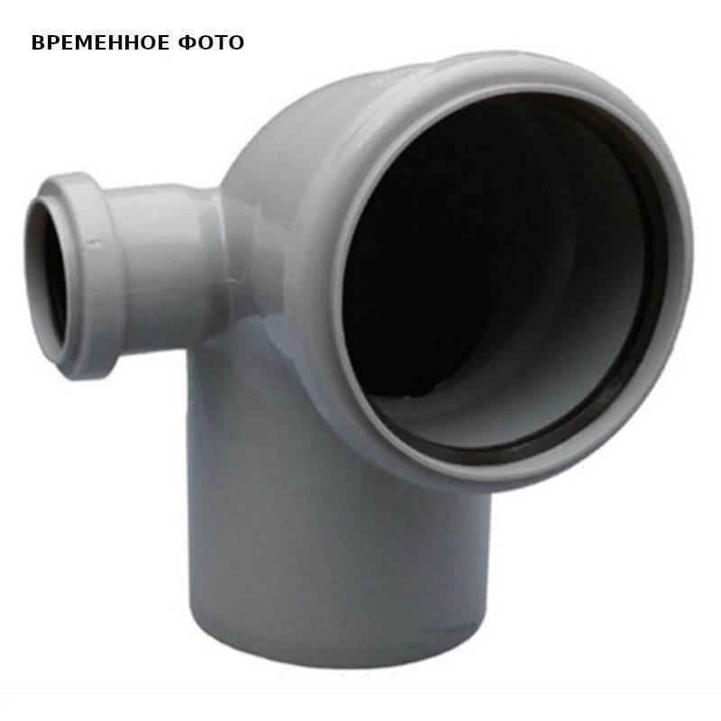 Отвод канализационный Ostendorf HT 110x50 мм 87° левый 115770