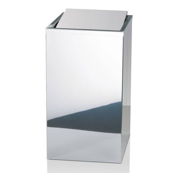 Корзина для белья Decor Walther DW 81 320х320х580 мм полированная сталь 0610970