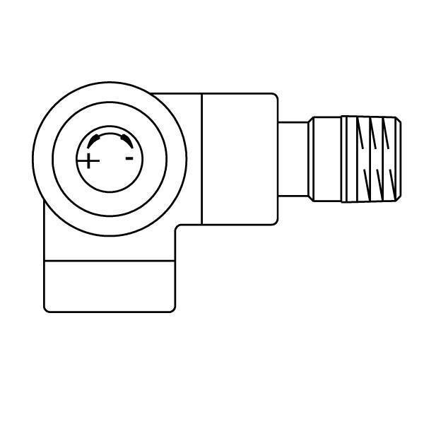 Вентиль термостатический Oventrop Series E DN 15 1/2 угловой трехосевой левый матовая сталь 1163482