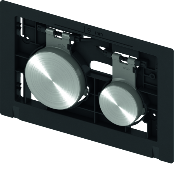 Панель смыва для унитаза TECE TECEloop 220x150 мм черный 9240667