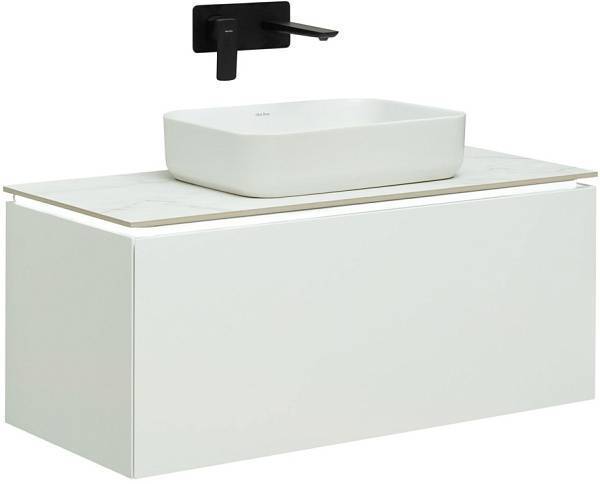 Тумба под раковину Allen Brau Infinity 100 см белый матовый 1.21004.WM