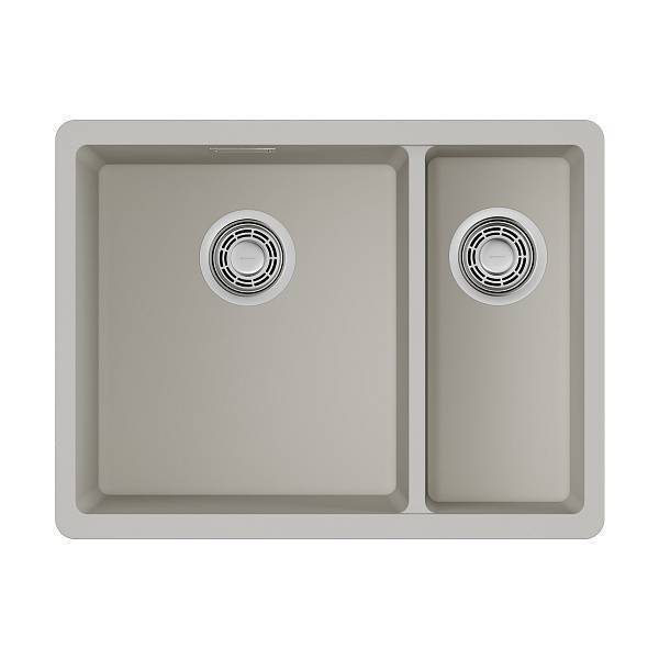 Кухонная мойка Omoikiri Kata 55-2-U-PA Artgranit 55x42 см пастила 4993386