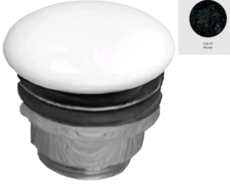 Донный клапан Alice Ceramica для раковины Bronze Marble PIL00687