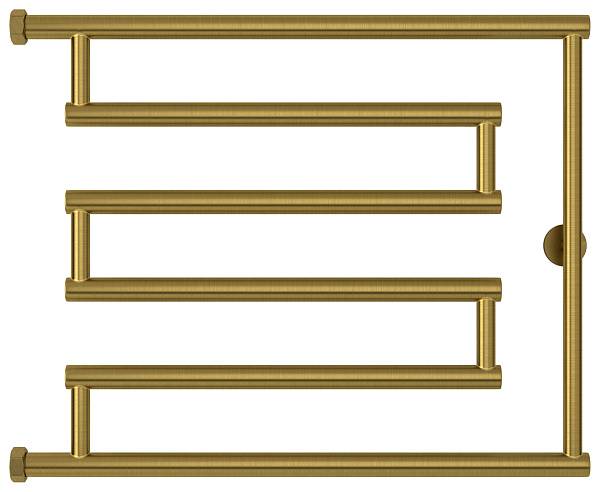 Полотенцесушитель водяной Сунержа High-Tech 650x500 мм состаренная латунь 051-0052-5065