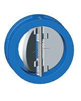 Клапан обратный двухстворчатый межфланцевый Hogfors PN16 DN200 створки ковкий чугун CB3448NEP0200