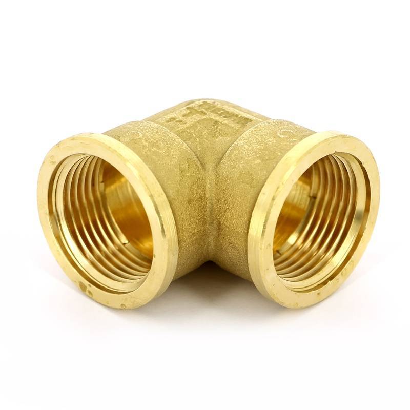 Угольник латунный Tiemme 90° ВВ 1 1500017