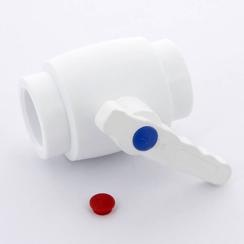 Кран шаровой PPR Pro Aqua 50 мм с рычагом PA40016