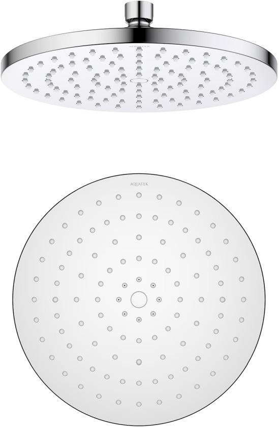 Верхний душ круглый Aquanet 220x12 мм хром AQ2086CR