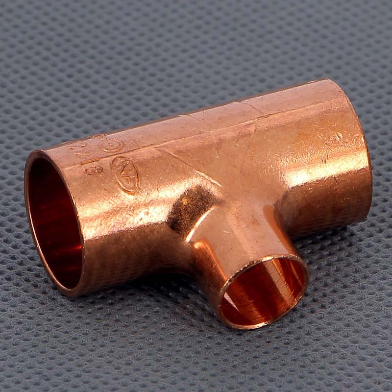 Тройник медный под пайку Viega 18х12х18 мм 103606