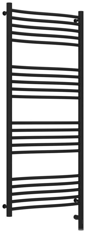Полотенцесушитель электрический Сунержа Флюид 3.0 1200x500 мм справа черный матовый 31-5821-1250
