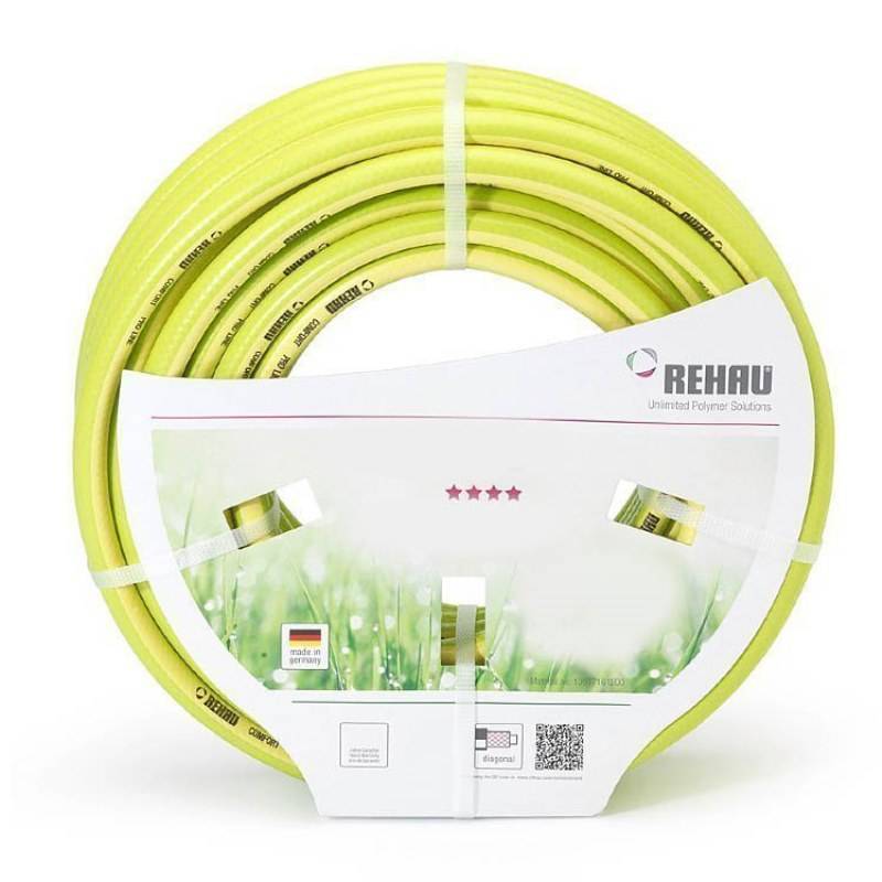 Шланг поливочный Rehau Pro Line 5/8 25 м желтый 097676-200