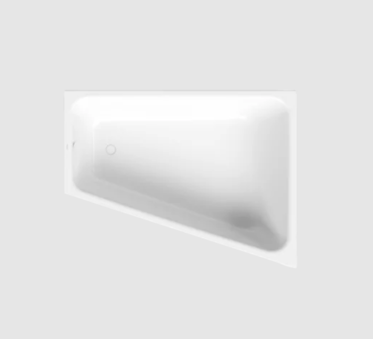 Ванна стальная Bette BetteSpace L 1700х1300х420 мм асимметричная с антискольжением 1142-000AS
