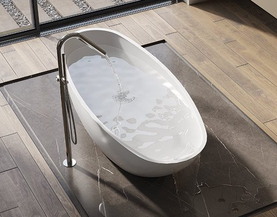 Ванна Moma Design Ruby Infinity 1800x800x570 мм белый матовый RBTI0304S